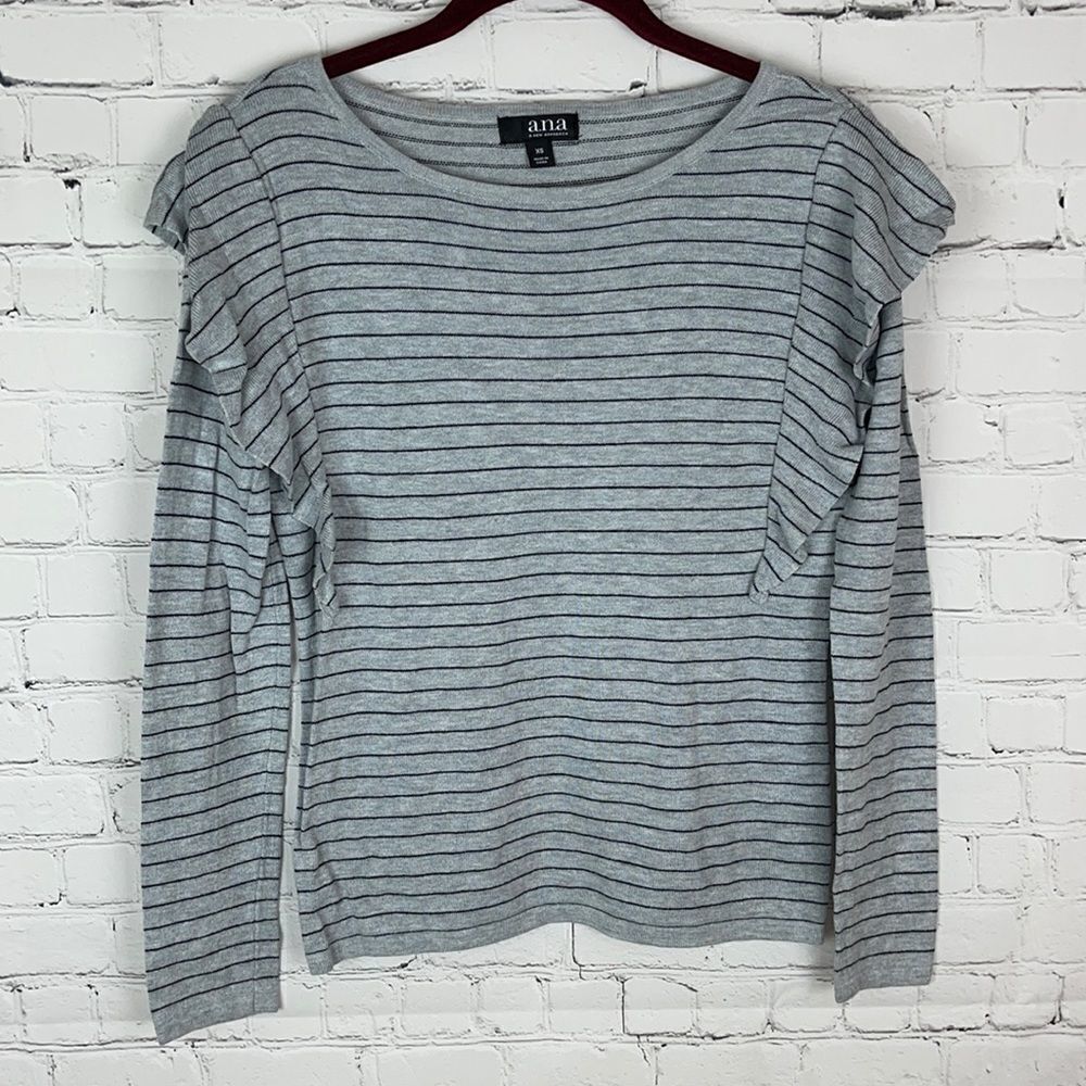 a.n.a. Ruffle Sleeves Blouse